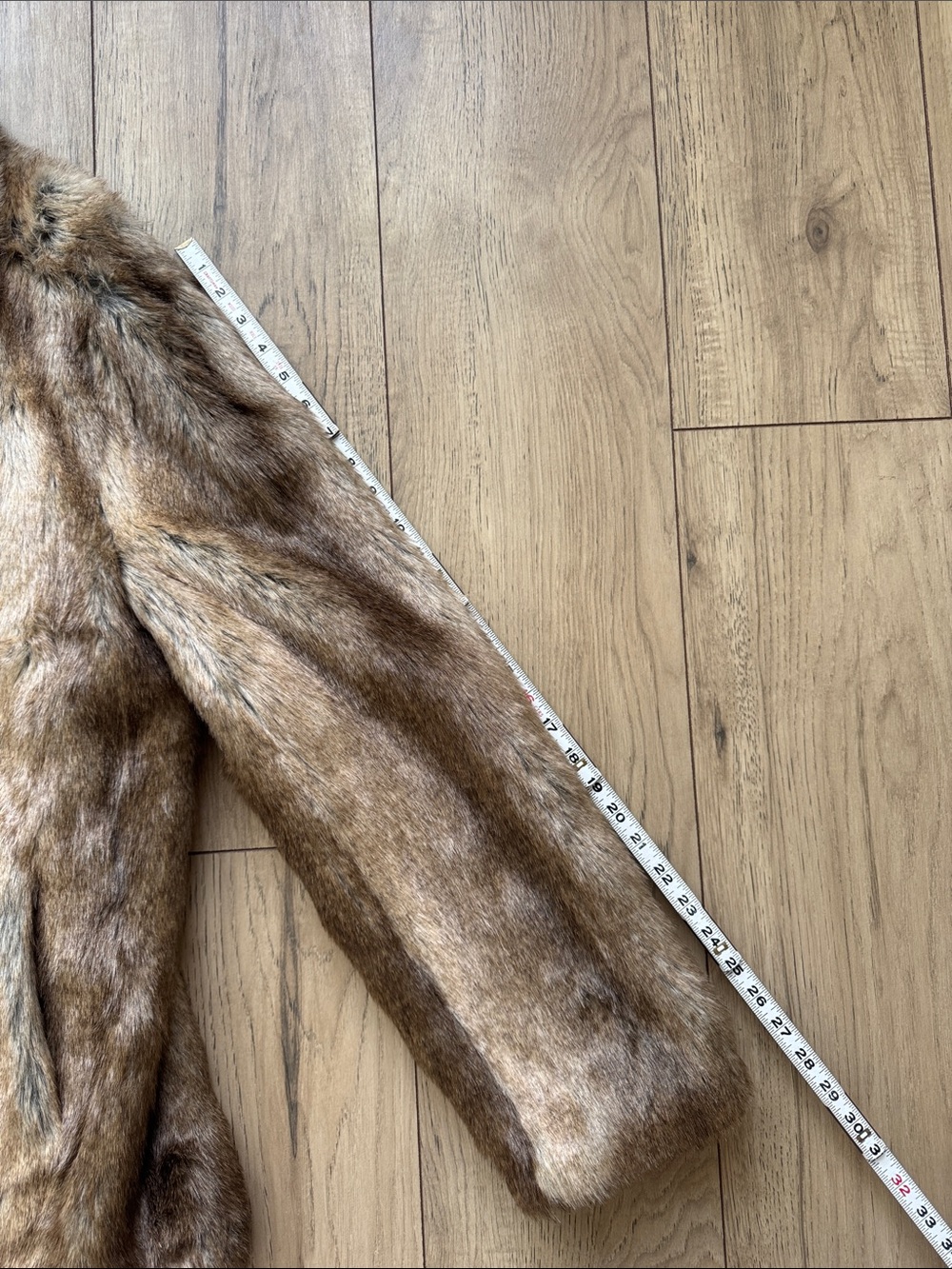 Unreal Fur Lupin Blazer Faux Fur Coat Brown Men’s Large Certified Vegan - Picture 6 of 11